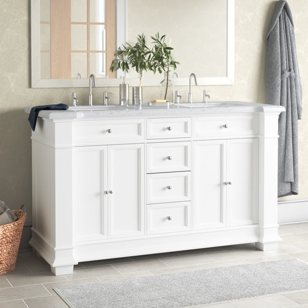 54 Inch Bathroom Vanity Double Sink Rispa